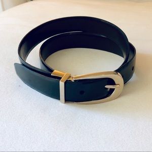 Nine West black leather belt
